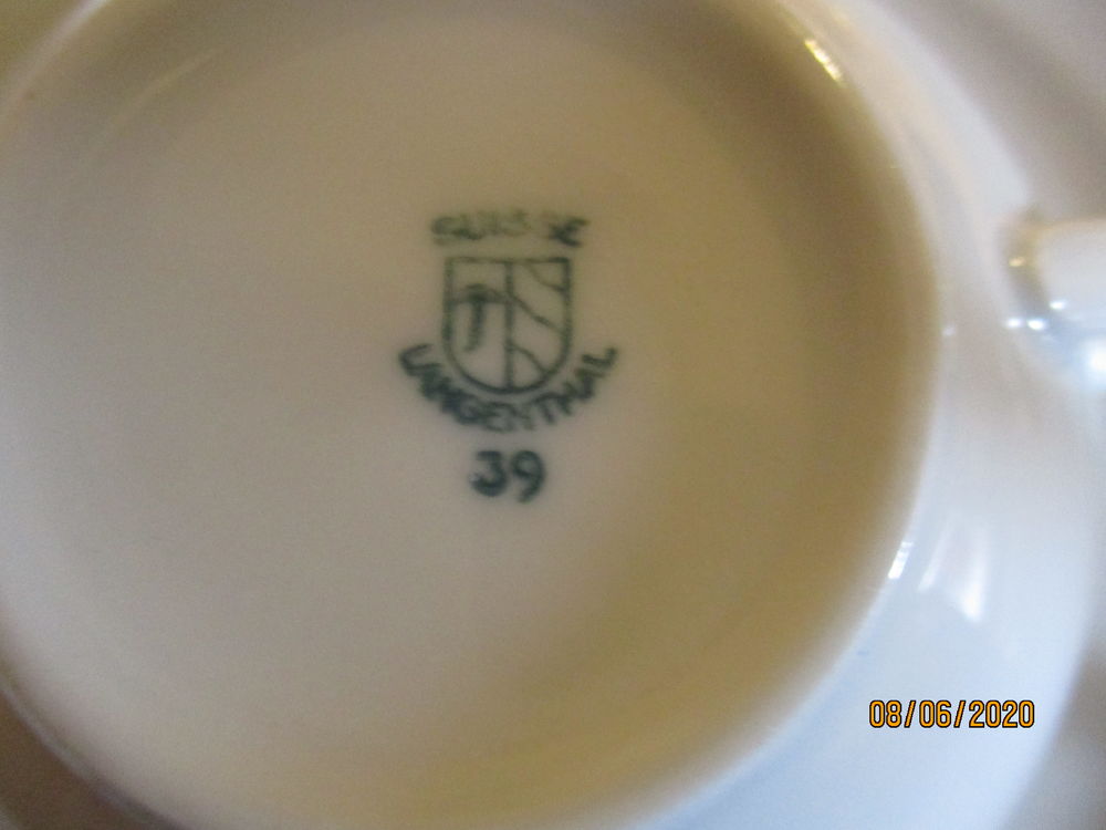 porcelaine suisse langenthal ,service � th� 50 Lachassagne (69)