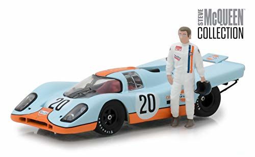 Porsche 917k W/ Steve McQueen Figure 1 43 Model 86435 Green 35 Coudekerque-Branche (59)