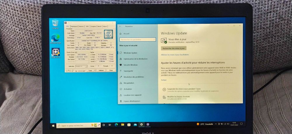 Pc portable dell 14p, memoire 8gb , core i5, ssd256gb, win10 180 Montb�liard (25)