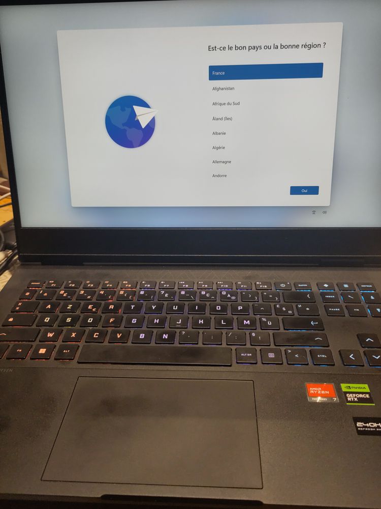 Pc portable lenovo omen rtx 4070 1500 Rennes (35)