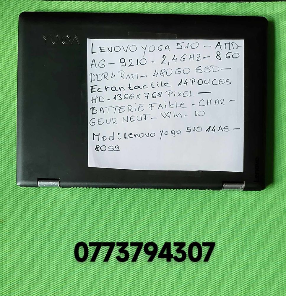 Portable lenovo yoga 510 / amd a6 9310 / 0 Lyon 5 (69)