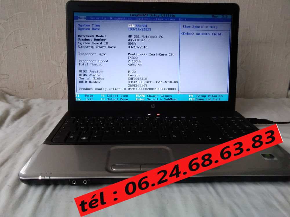 PC Portable HP G61 Note Book 30 Marseille 1 (13)