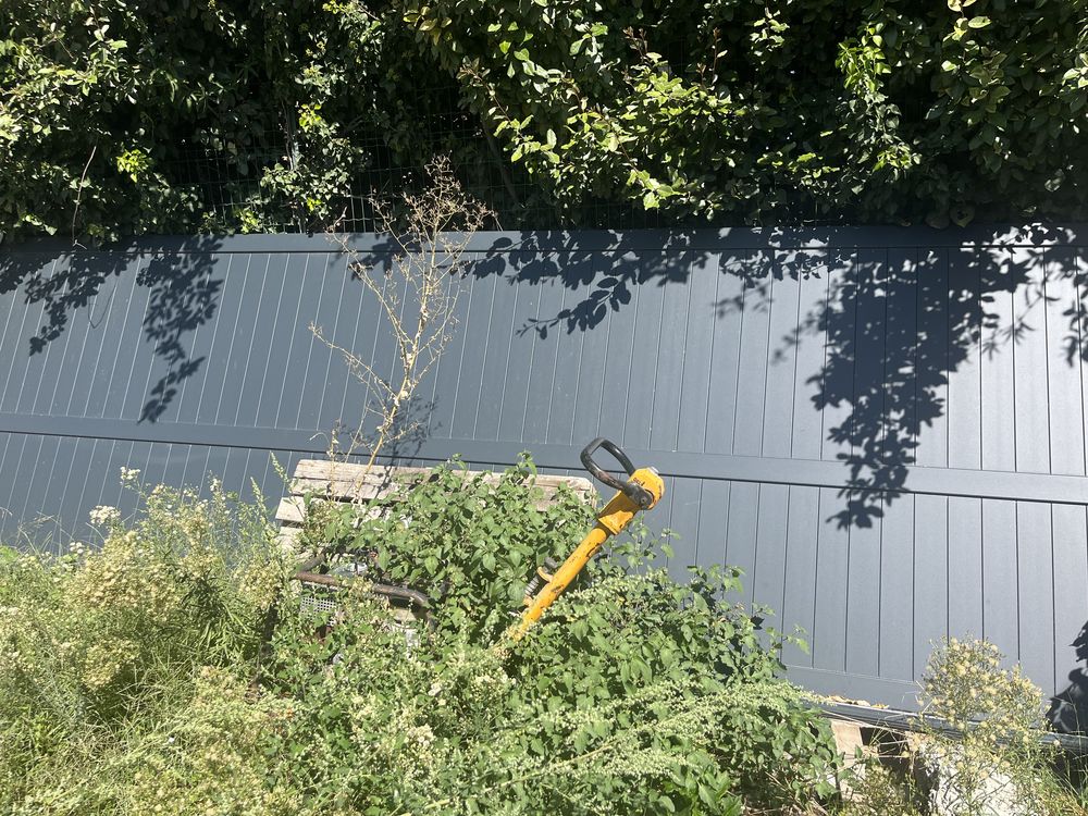 Portail coulissant neuf aluminium 5000X1800 1900 Allauch (13)