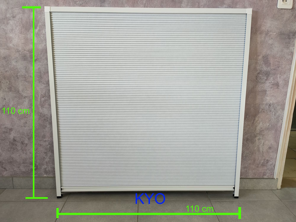 Porte accord�on coulissante pliante 110x110cm placard blanc 49 Foncine-le-Haut (39)
