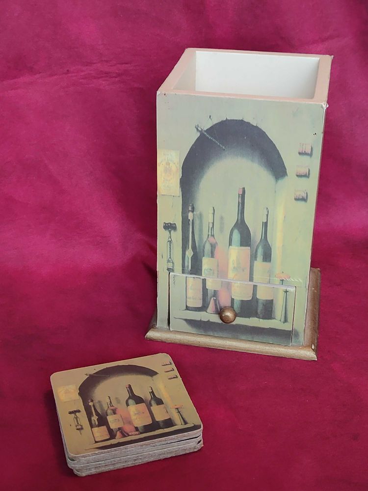 Porte-bouteilles+avec+6+dessous+de+verre 13 Avermes (03)