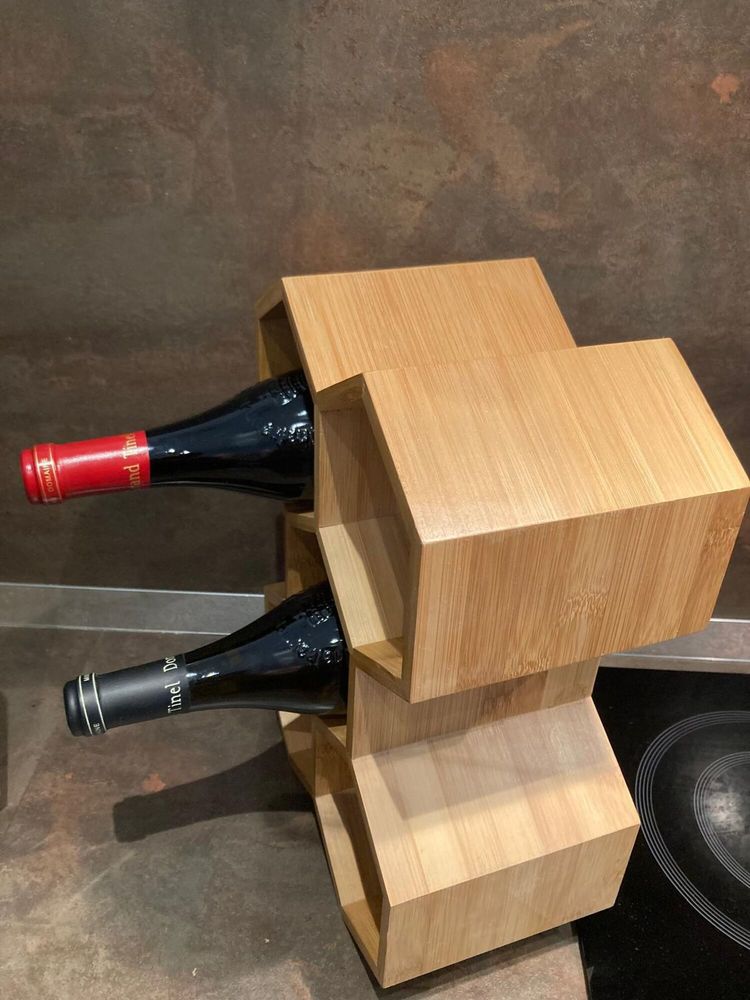 Porte-bouteilles bois 20 Lyon 1 (69)