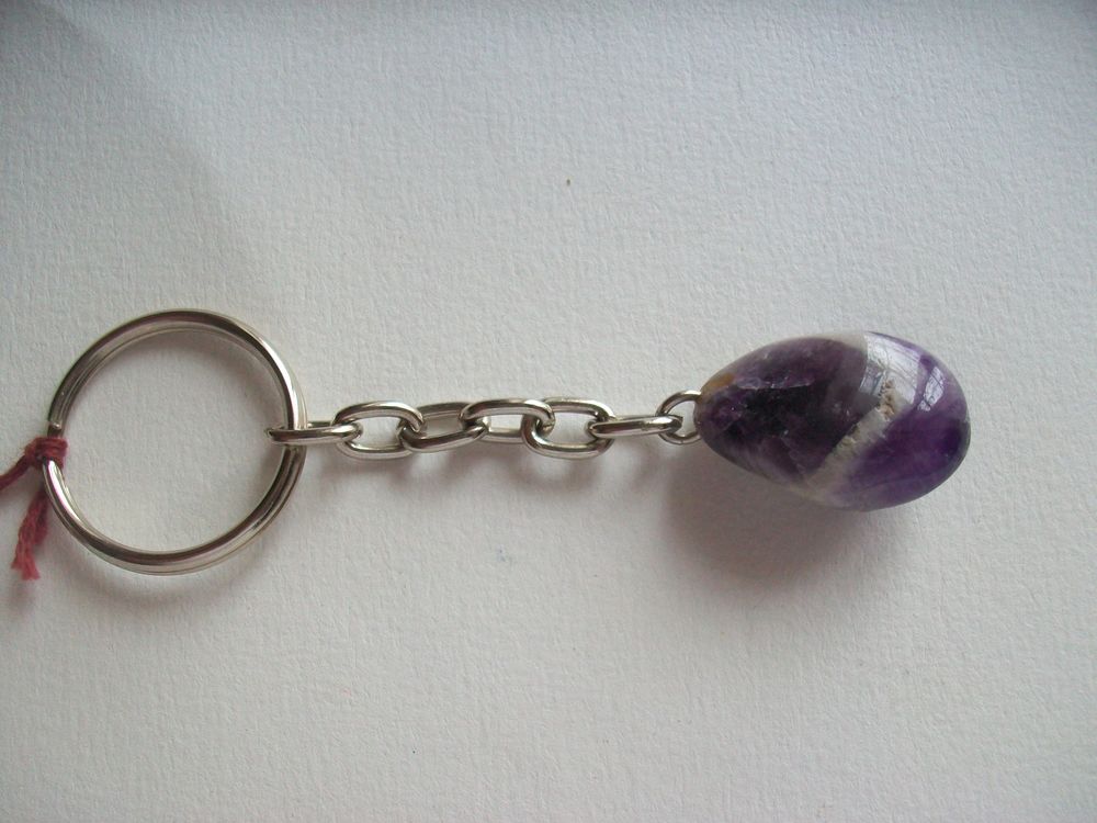 Porte cl�s Bijou pierre am�thyste sac portable 8 Thizy (69)
