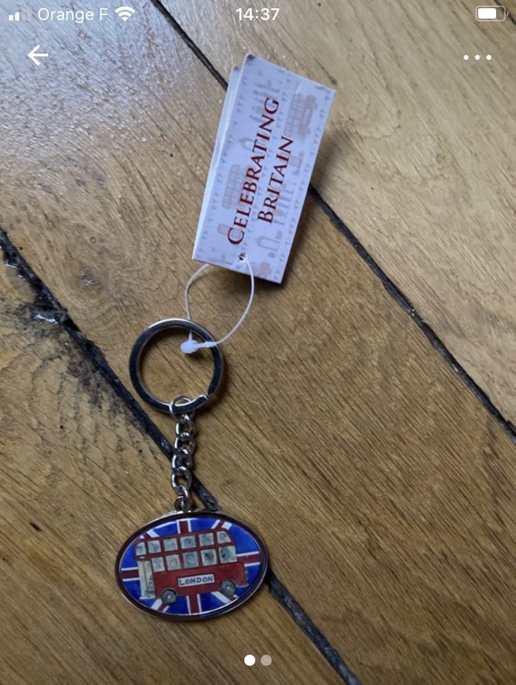 Porte cl�s Milly Green Celebrating Britain 15 Paris 14 (75)