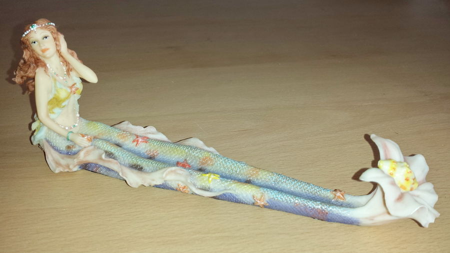 Porte encens SIRENE BLEUE ou peut servir de porte stylo 15 Tours (37)