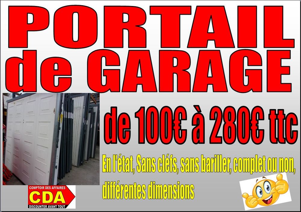 PORTE GARAGE OCCASION - dans l'�tat 50 Saint-Porquier (82)