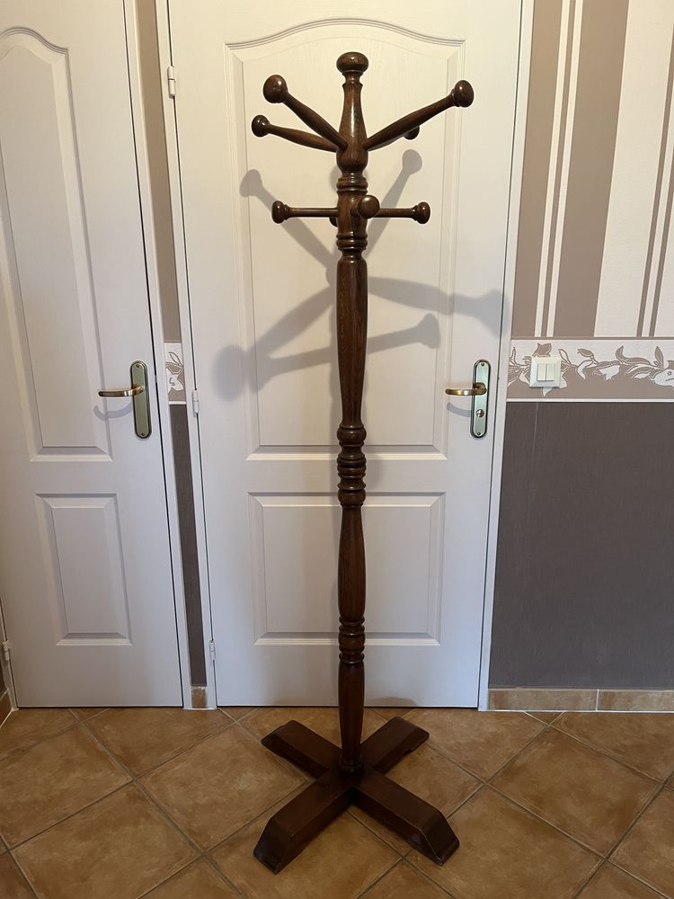 Porte-manteau ch�ne massif (Voreppe) 58 Voreppe (38)