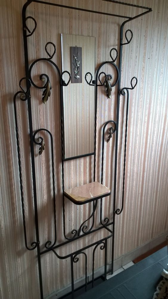 PORTE MANTEAU FER FORGE 65 Ydes (15)