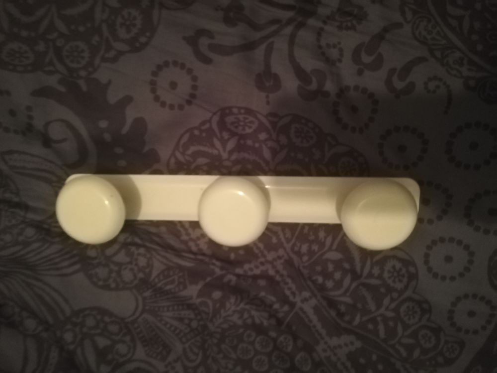 Porte-manteau salle de bain blanc 2 Rouen (76)