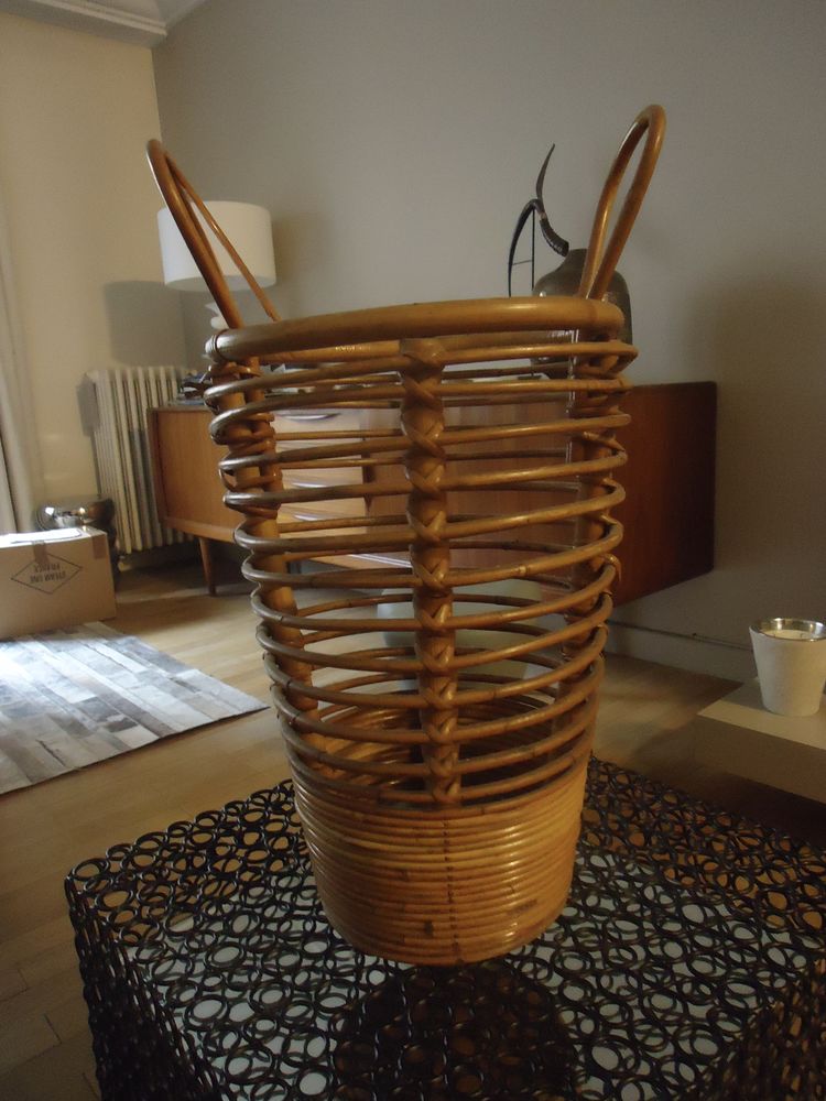 PORTE PARAPLUIE VINTAGE ANNEE 60 ROTIN OSIER 50 Grenoble (38)