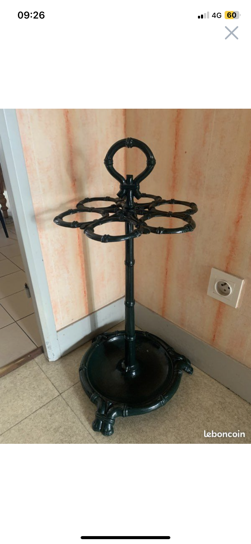 Porte parapluies en fonte 25 Amiens (80)