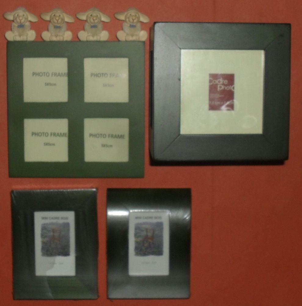 4 porte photographies pour 11 photographies. 30 Montreuil (93)