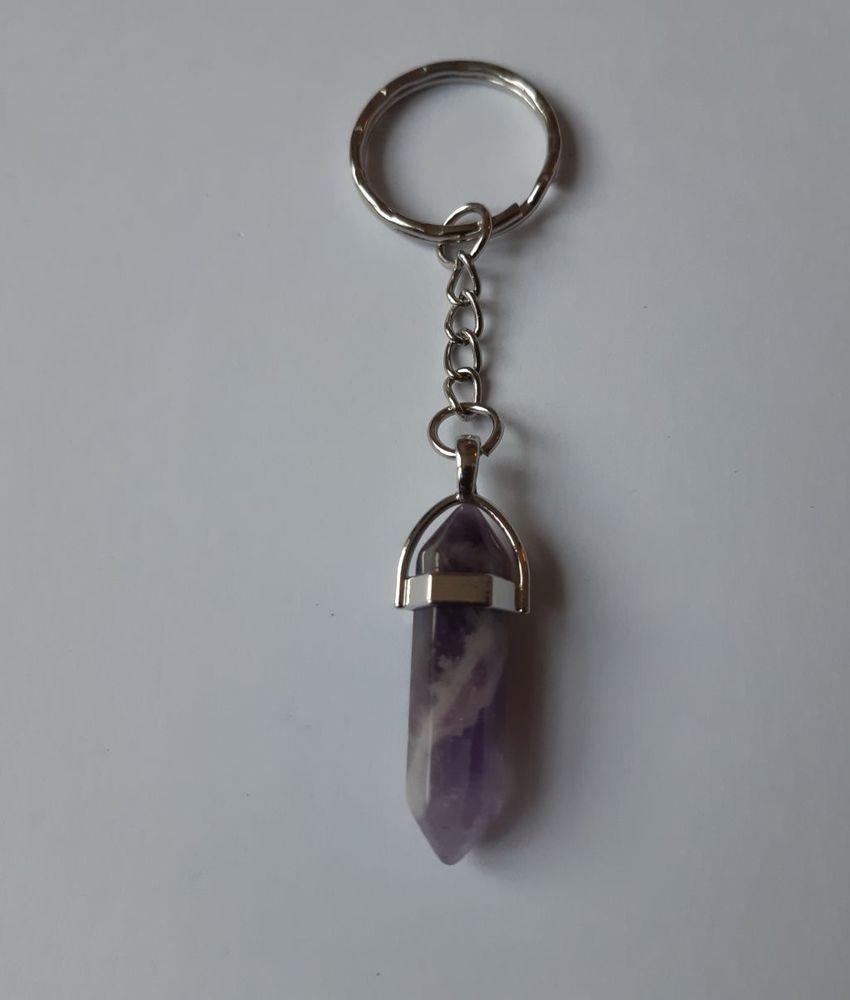 porte cl� en pierre Am�thyste, anneau fendu 25 mm 4 La Seyne-sur-Mer (83)