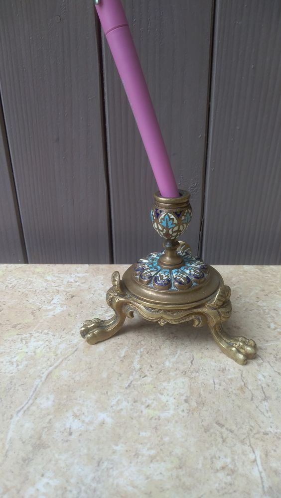 Porte plume en �maux r�gule et �maux XIX�me Si�cle 100 Roquefort-les-Pins (06)