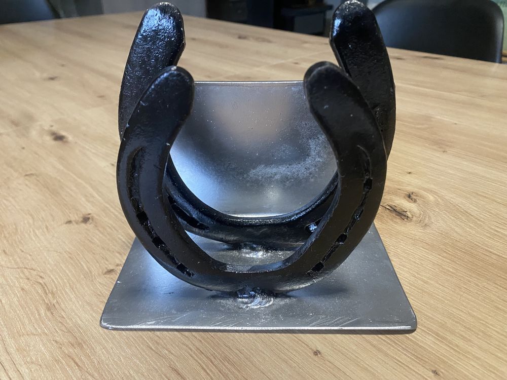 Porte serviette de table ou porte enveloppes en fer a cheval 15 Barbentane (13)