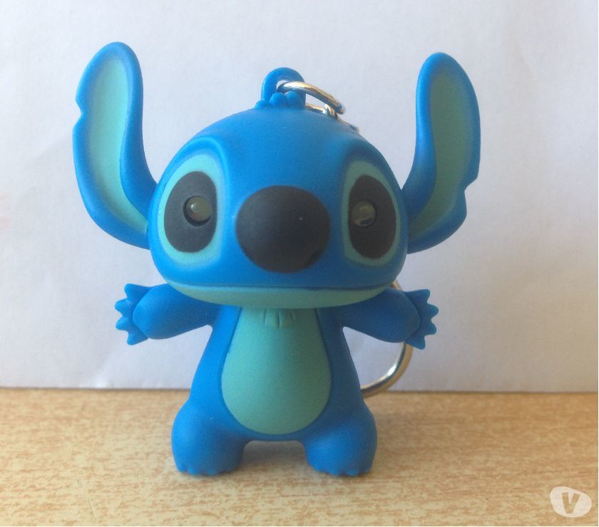 Porte cl� stitch walt disney bleu yeux lumi�re led 6 Carnon Plage (34)