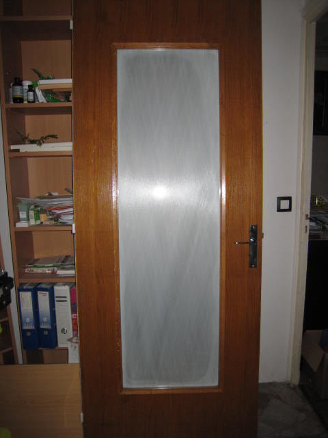 Porte vitr�e en ch�ne massif 15 L�otoing (43)