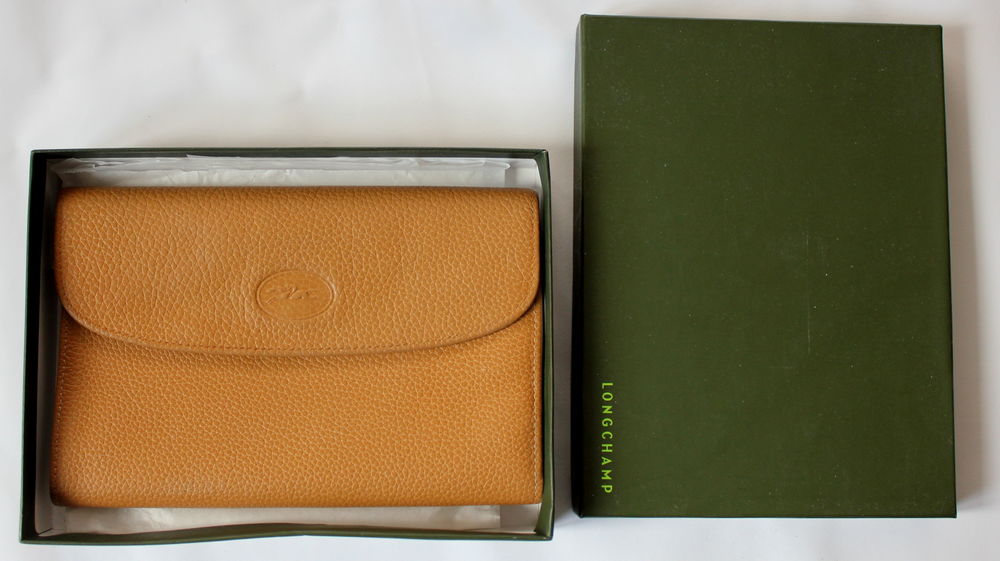 Portefeuille cuir camel LONGCHAMP 100 Issy-les-Moulineaux (92)