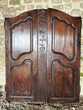 Portes d'armoire anciennes en chêne en bon état 400 Sainte-Mre-glise (50)