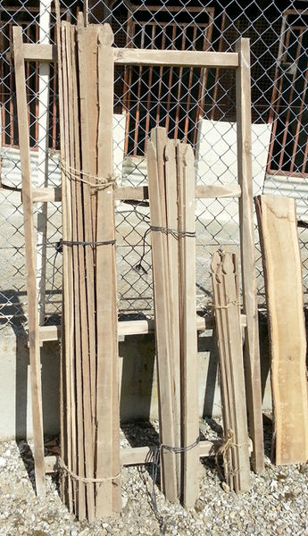 Portes de cl�ture en bois � finir de monter, t b �tat 69 Saint-Clair-sur-Galaure (38)