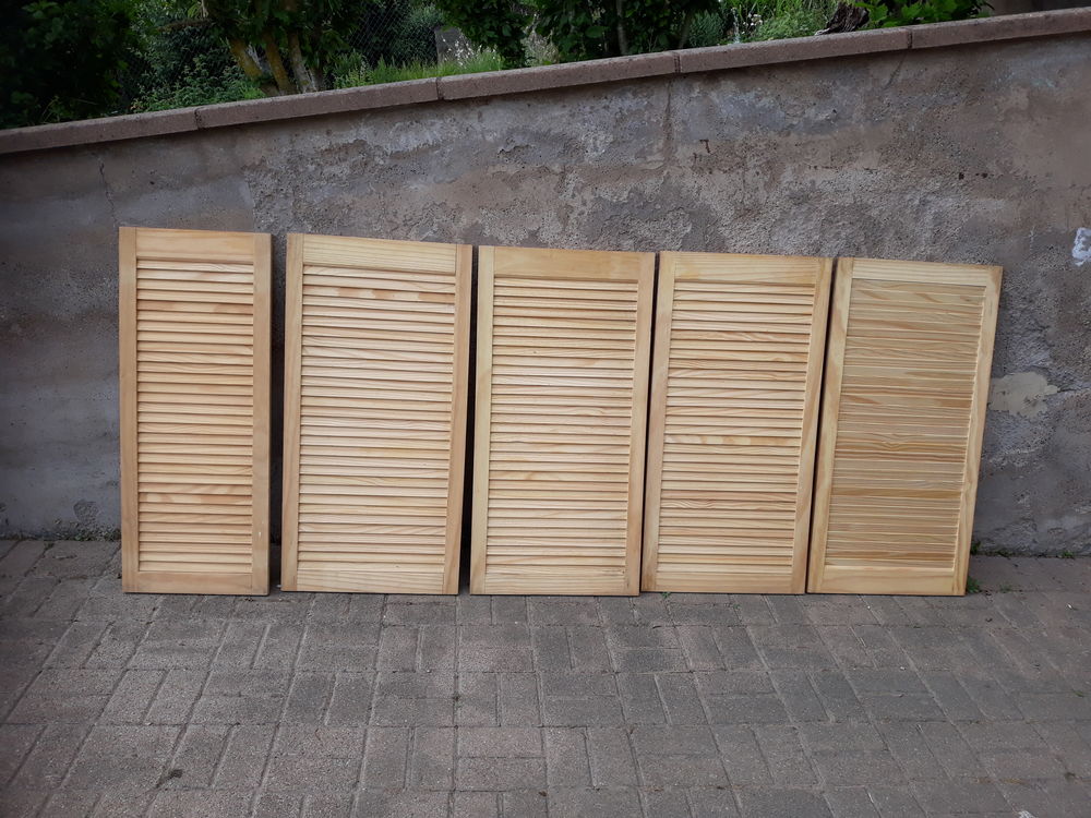 PORTES A PERSIENNES EN BOIS massif 110 Baltzenheim (68)