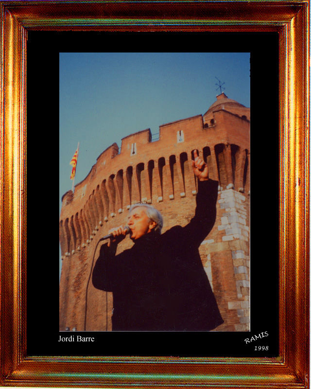 Portrait du chanteur catalan Jordi Barre 300 Saleilles (66)
