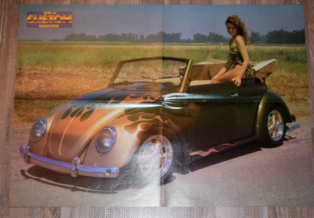 -Poster Rod et Custom - Wv Cox d�capotable et Chevrolet 5 Roissy-en-Brie (77)