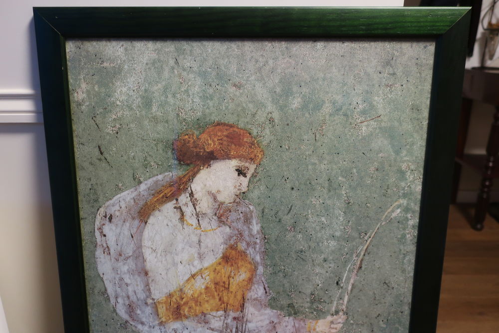 Poster encadré sous verre / Tableau Fresque de Pompei  0 Meudon (92)
