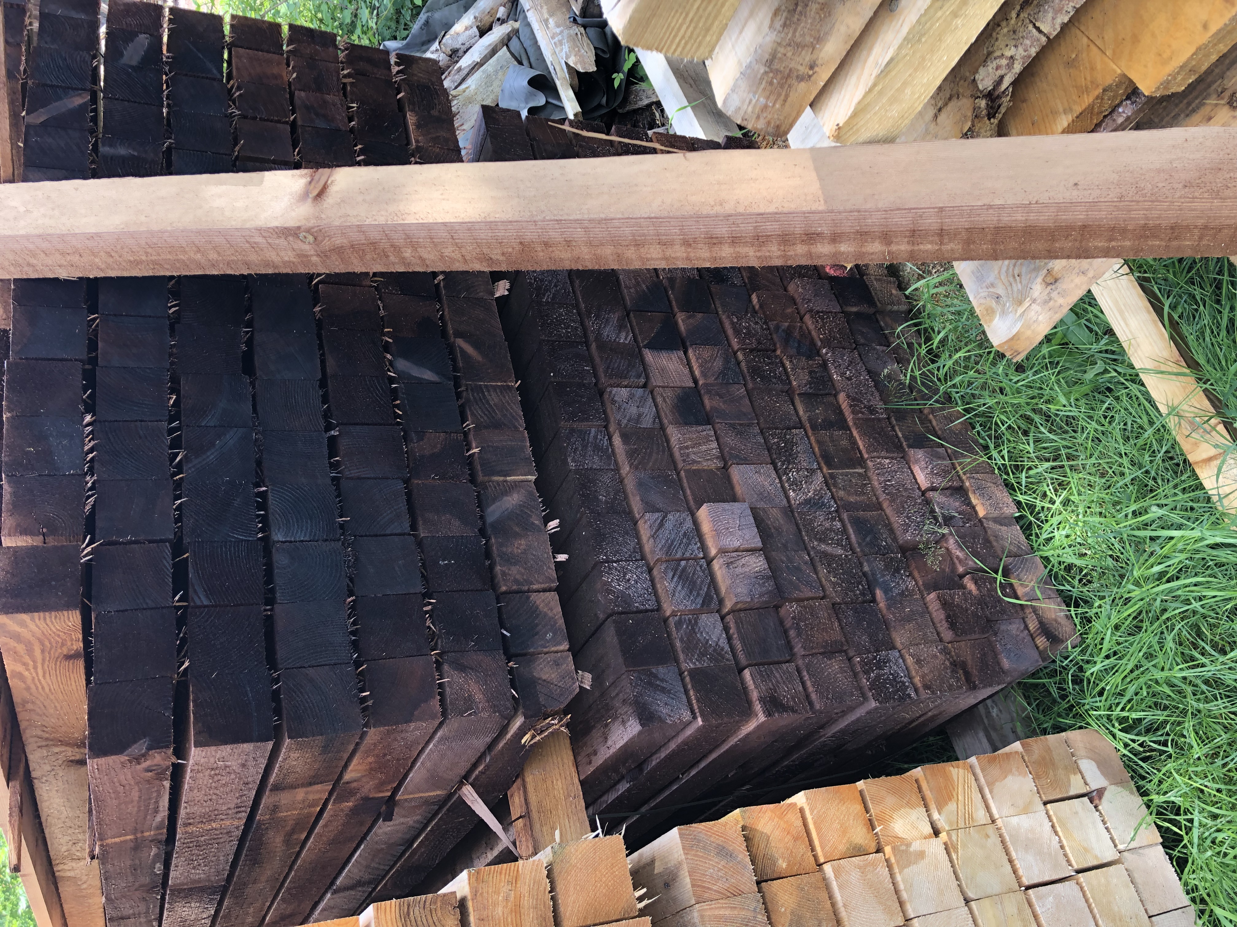 POTEAUX DE BOIS Trait� autoclave Brun 6 Taintrux (88)