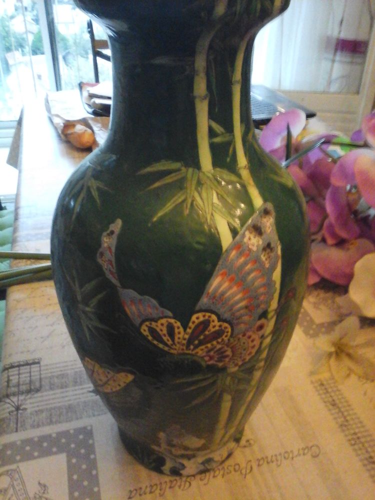 Potiche balustre  japonaise du XXsi�cle 100 Vitry-sur-Seine (94)