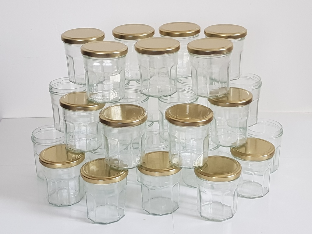 Pots � Confiture ( couvercle dor� NEUF ) 0.6 Argences (14)