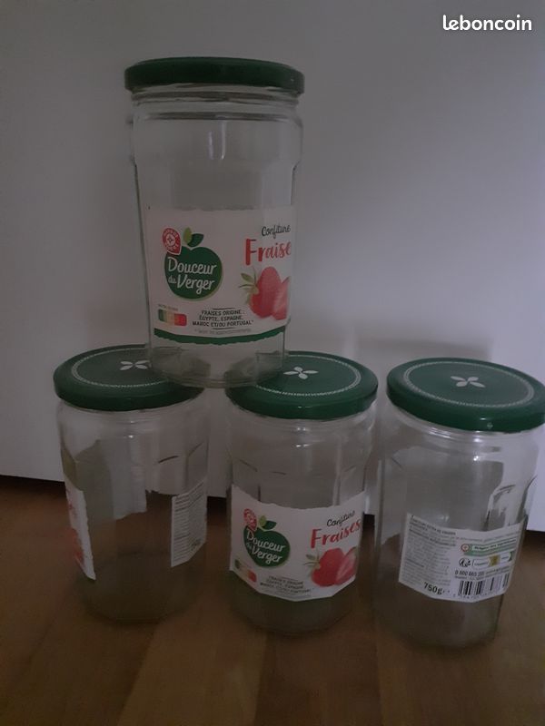 Lot de 12 pots Grand format pour confitures ou conserves 6 Alfortville (94)