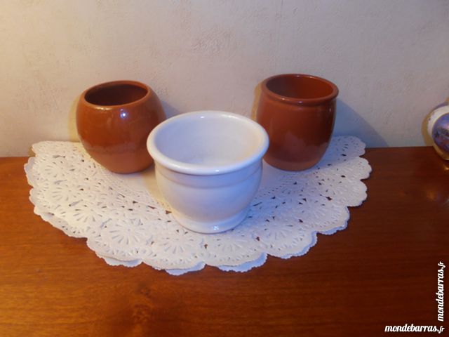 Lot de 3 pots en gr�s (33) 3 Tours (37)