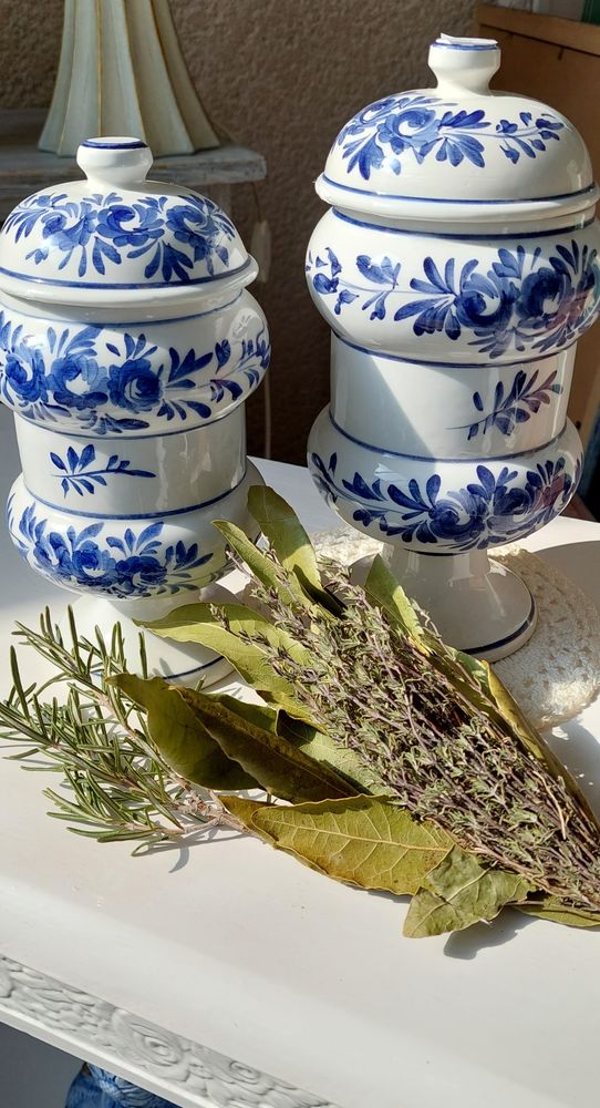 2 pots style pharmacie pour tisane ou th� 15 Le Teil (07)