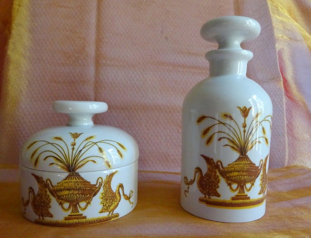 Pots de toilette porcelaine Paris LAMBALLE 1950 48 Mondragon (84)