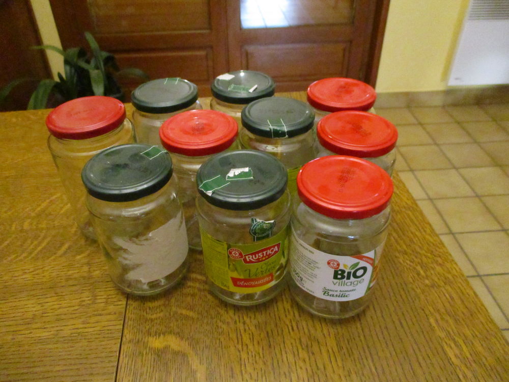 10 pots en verre de 350 grammes = 30 centimes pour un 0 M�rignies (59)