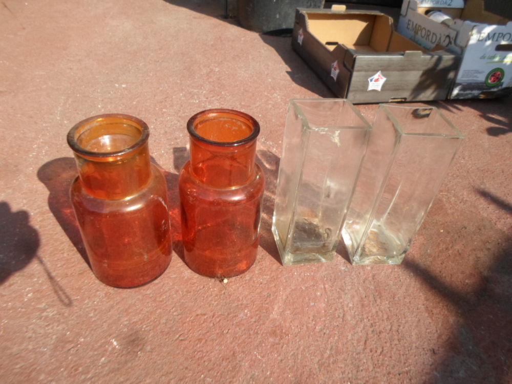 lot de 4 pots en verre 40 Am�lie-les-Bains-Palalda (66)
