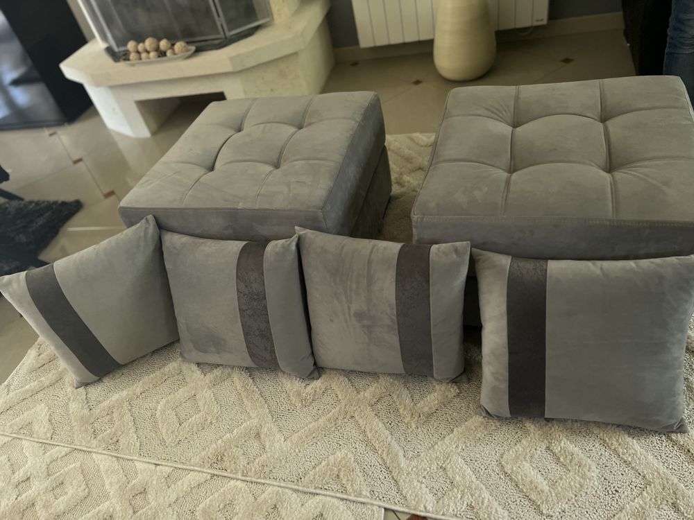 Pouf+coussins 100 Melun (77)