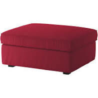 Pouf/Repose pied rouge de chez IKEA 130 Cesson-S�vign� (35)