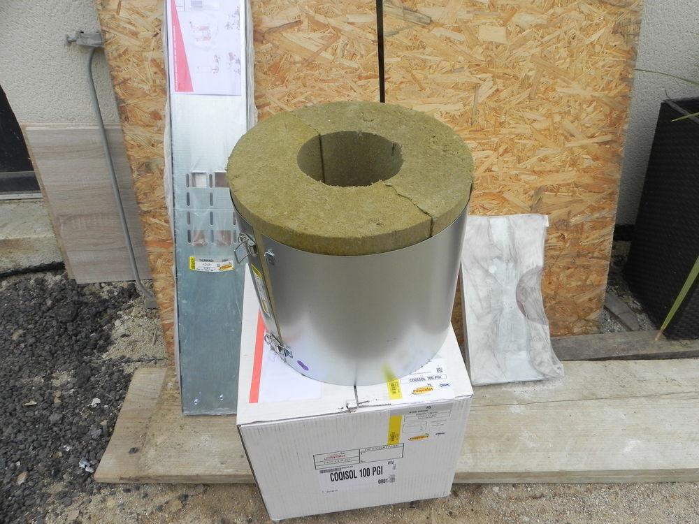 Poujoulat pour po�le a granul� coquille collier de soutien 120 Lombreuil (45)