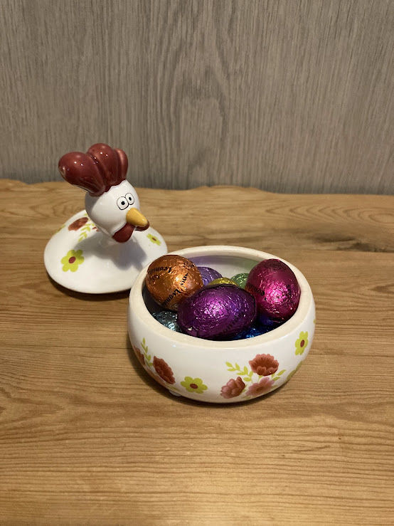 Poule/Cocotte d�corative vide-poche ou boite-�-bonbons 7 Pescadoires (46)