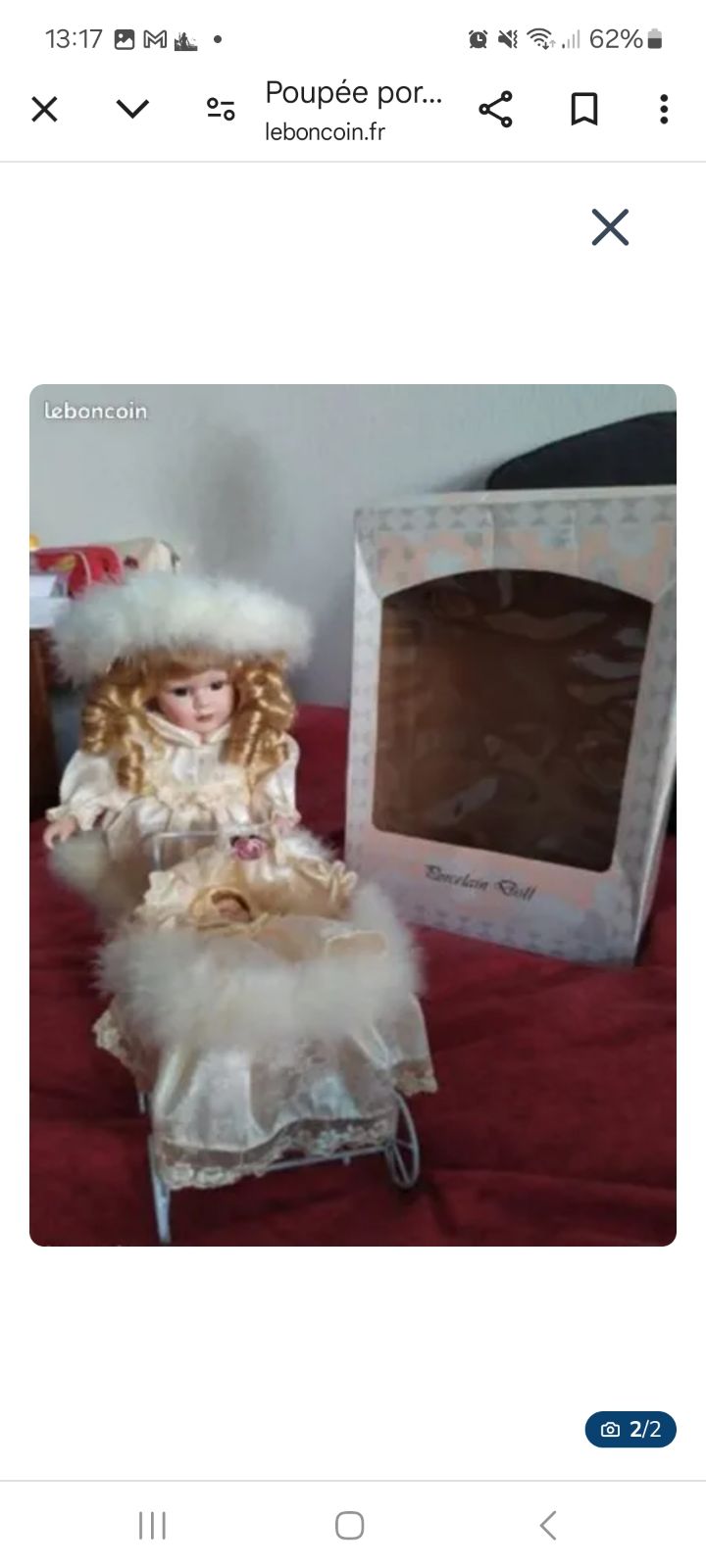 Poup�e porcelaine 25 Ramonville-Saint-Agne (31)