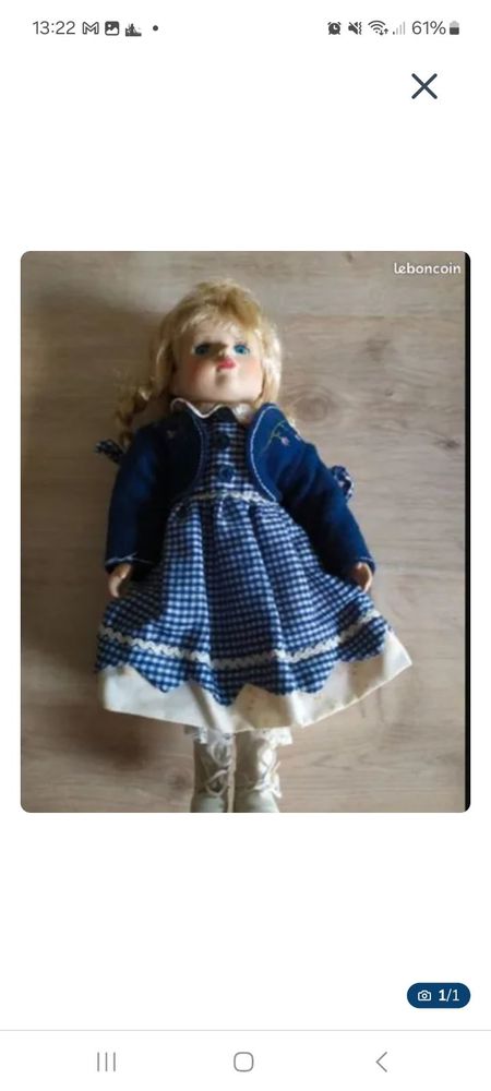 Poup�e porcelaine 15 Ramonville-Saint-Agne (31)