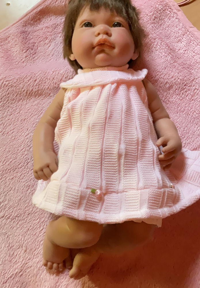 Poup�e reborn fille robe rose 50 Taverny (95)