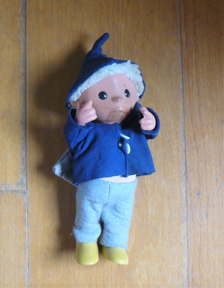 Poup�e Sandm�nnchen en bois et tissu vintage - Allemagne 22 Argenteuil (95)