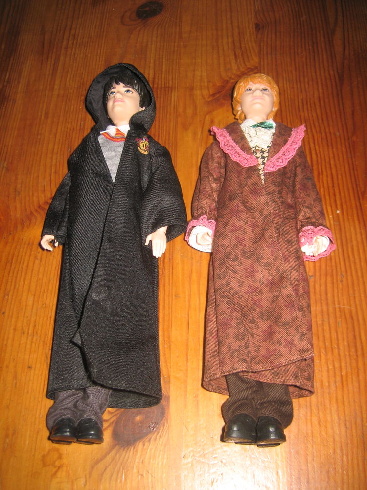 lot 2 poup�es HARRY POTTER + RON WEASLEY wizarding wolrd MATTEL 2018 20 C�zy (89)